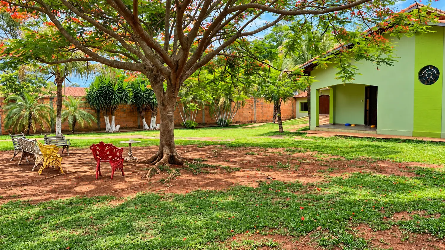 Jardim e edificação